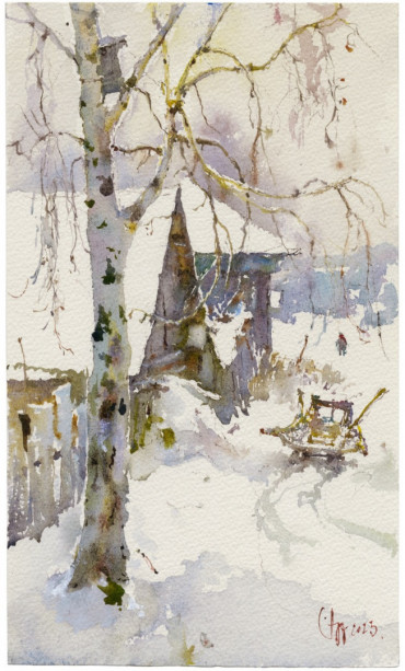 Зимняя улица. Морозкино Алдушкин Сергей