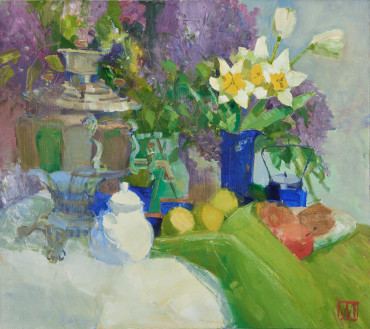 Натюрморт с нарциссами Митрикова Ирина